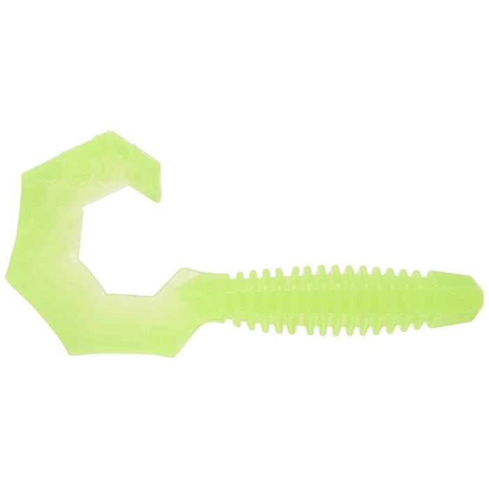 Lunkerhunt Hive Hexa Grub 3" Qty 8 - PlasticsLunkerHuntChartreuse GlowBass628853908580FishAndSave