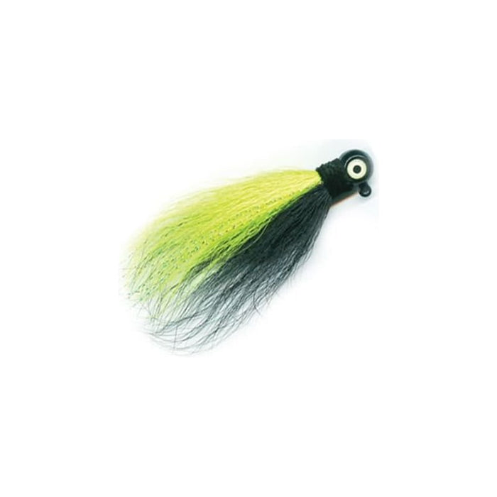 Mack's Lure Rock Dancer Bucktail Jig 1/2 Oz - JigsMack's LureBlack Head/Black/Chartreuse BodyClearance043557182263FishAndSave