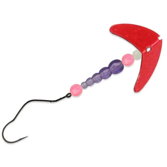 Mack's Lure Smile Blade Super Slow Death Rig 6' Leader Hot Pink Sparkle/Purple/Pink - Hooks/RigsMack'sFreshwater043557633239FishAndSave