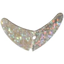 Mack's Lure Smile Blade - SpinnersMack'sSilver Sparkle2.8" Qty 3FreshwaterFishAndSave