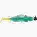 Matzuo Gaikotsu Pre - Rigged Swim Tails 3.5" 1/8 Oz Qty 3 - PlasticsMatzuoGreen/Chartreuse GlitterBass768721549924FishAndSave