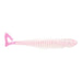 Matzuo Gaikotsu Ribbed Curl Tail 4" Qty 8 Pearl Pink - PlasticsMatzuoBass768721550142FishAndSave