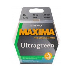 Maxima Monofilament 110 Yds 4Lb Ultragreen Mini Pack - Line/LeaderMaximaFreshwater607272010821FishAndSave