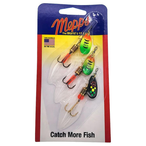 cheap mepps fishing lures Mepps Aglia Pro Choice Spinner 3 Pack Hot Firetiger Series