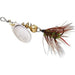 Mepps Aglia UL - Lite Spin Fly 1/12 Oz - SpinnersMepp'sSilver/WhiteFreshwater022141077079FishAndSave