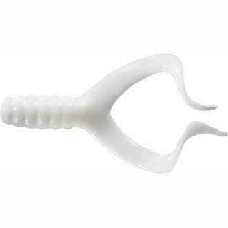 Mister Twister Double Tail 2" Qty 12 - PlasticsMister TwisterWhiteBass024376166610FishAndSave
