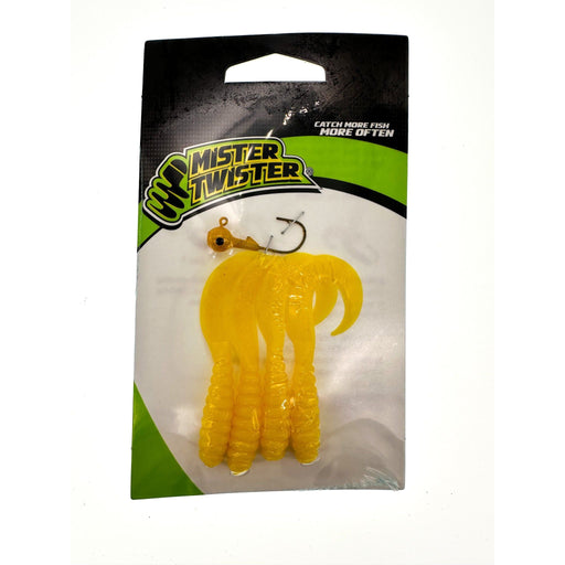 Mister Twister Meeny Jig Combo 3" Curly Tails w 1/8 oz Jig - FishAndSave