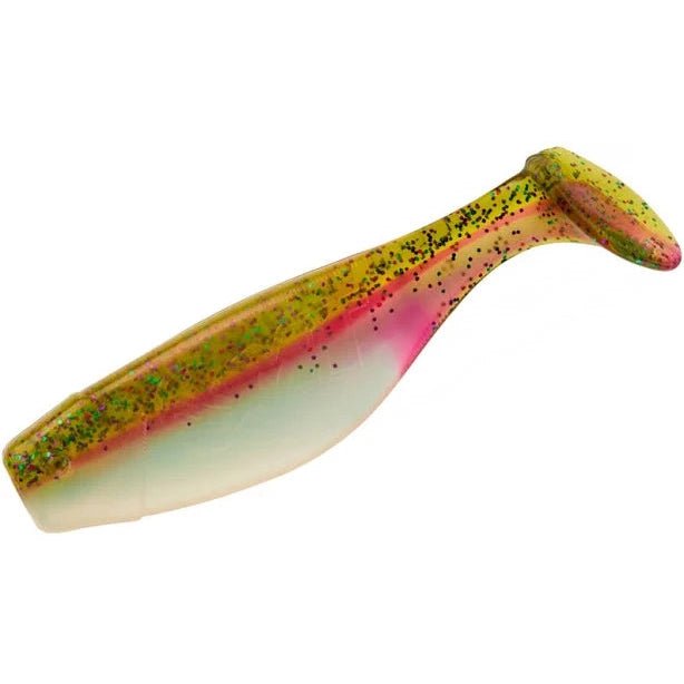 Mister Twister Sassy Shad Qty 10 - PlasticsMister TwisterWatermelon Candy Shad2 - 1/2"FreshwaterFishAndSave