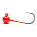 Mustad Addicted Jig Head 1/16 Oz Orange Qty 4 - JigsMustadFreshwater023534461888FishAndSave