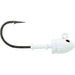 Mustad Bullet Jig Head 3/8 Oz 4/0 Hook White Qty 3 - JigsMustadFreshwater023534044326FishAndSave