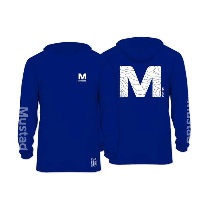 Mustad Solar Shirt W/ Hood Medium Mustad Blue - OutdoorsMustadNew Arrival023534460621FishAndSave
