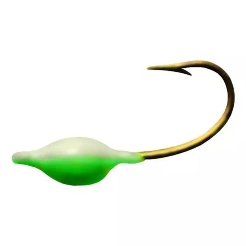 Neon Lites Perch Eye Jig 8 Qty 2 - JigsNeon LitesGlow Green6Freshwater640616001130FishAndSave