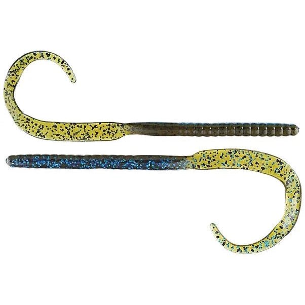 NetBait C - Mac Curly Tail Worm 7" Qty 12 - PlasticsNetBaitOkeechobee CrawBass665685135395FishAndSave