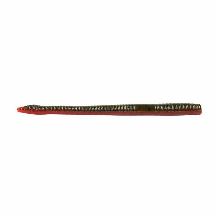 Netbait Magnum Finesse Worm 4.75" Qty 16 - PlasticsNetBaitGreen Pumpkin Texas RedBass665685176213FishAndSave