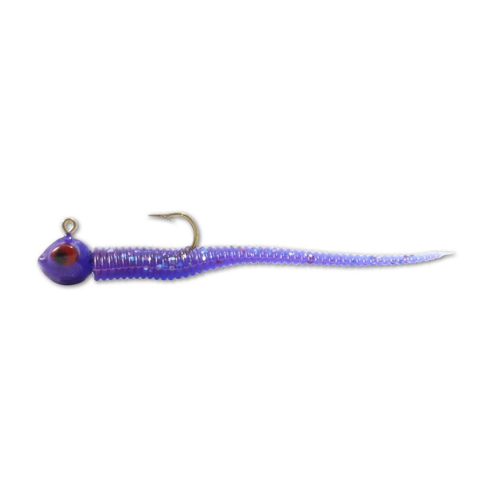 Northland Tackle Impulse Rigged Bloodworm 1.5" 1/64 Oz Qty 5 - JigsNorthland TacklePurpleFreshwater084948749771FishAndSave