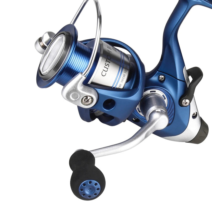 Okuma CBL - S - 702MH - 55 Custom Blue Bait Feeder Spin Combo 7' 2pc MH Sz 55 Reel - Spinning Rods MediumOKUMA840083413331FishAndSave