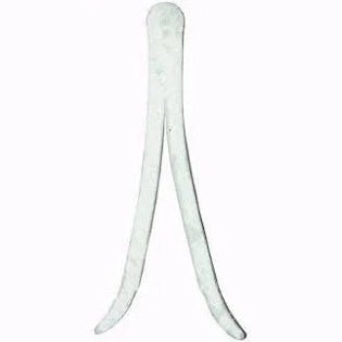 Otter Tails Straight Split 5"x 1/2" Qty 8 - PlasticsOtter TailsWhiteFreshwater850162007481FishAndSave