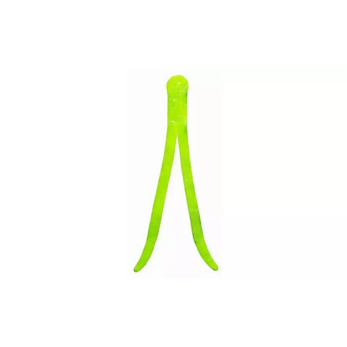 Otter Tails Straight Split 5"x 1/2" Qty 8 - PlasticsOtter TailsChartreuseFreshwater850162007504FishAndSave