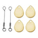Owner Flashy Swimmer Kit - Gold Colorado Small Gold Qty 4 - SpinnersOwnerFreshwater054831099870FishAndSave