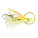 P-Line Rigged Squid W/ Tinsel Insert 4.5" Qty 1 - Hooks/RigsP-LIneGlow/Yellow OrangeFreshwater015789037352FishAndSave