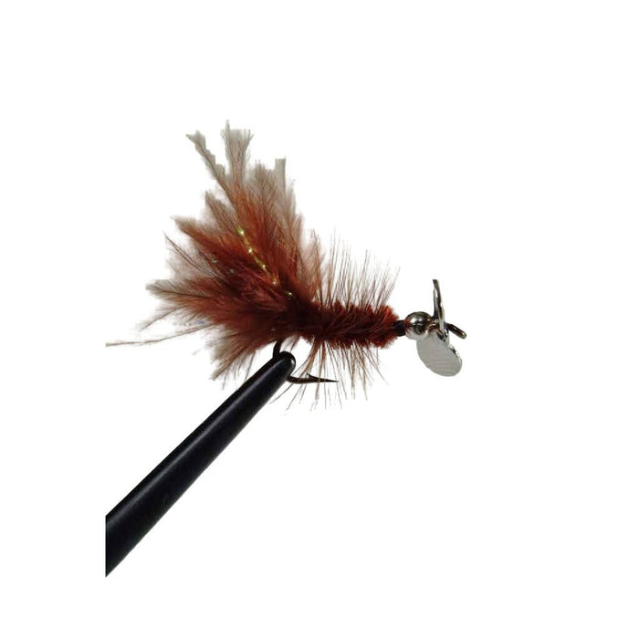 Pee Wee Pistol Pete 12 Brown Marabou Qty 3 - Misc. FliesPistol PeteFreshwater724017122226FishAndSave
