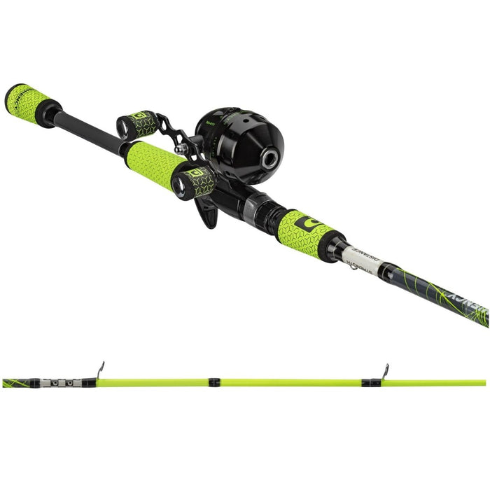 Profishiency Micro Spinning Combo 5'6" Medium 2 - Pc Hi - Vis Green - CombosProfishiencyFreshwater850011565810FishAndSave