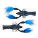 Rabid Baits Craw 3" Qty 4 Black/Blue - PlasticsRabid BaitsBass850000575707FishAndSave