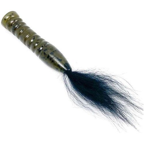 Rabid Baits Fox Tail Ned Rig Bait 3" Qty 6 Green Pumpkin Black - PlasticsRabid BaitsBass850000575301FishAndSave