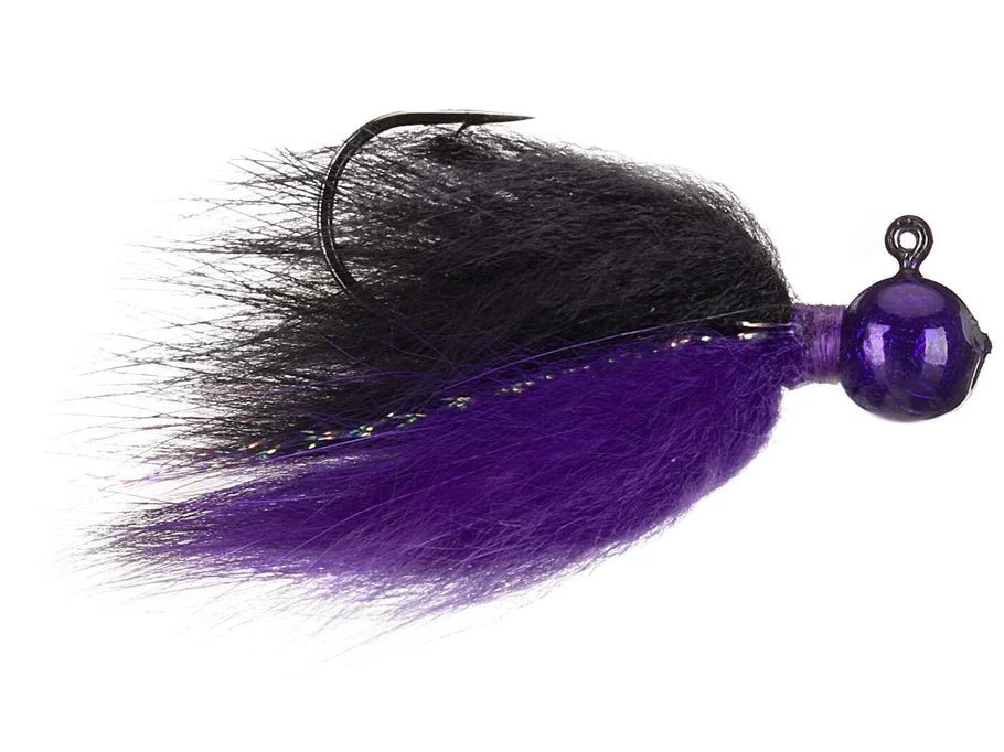 Rabid Baits Hair Jig Qty 1 - JigsRabid BaitsBlack/Purple1/4 OzFreshwaterFishAndSave