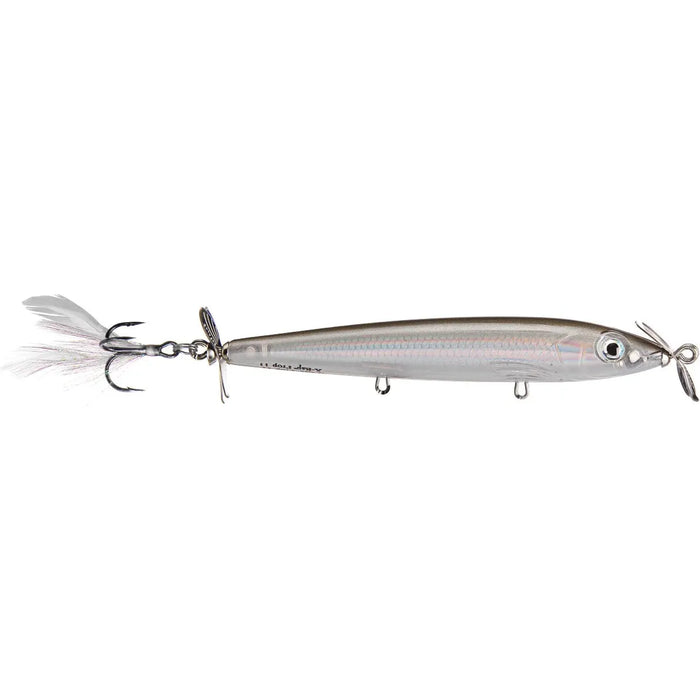 Rapala X - Rap 11 Xtreme Action Propbait 4 - 3/8" 3/8 Oz Pearl Grey Shiner - CrankbaitRapalaBass022677193557FishAndSave