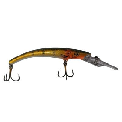 Reef Runner Little Ripper 500 Minnow 3 - 3/4" 1/4 Oz - CrankbaitReef RunnerGreen PerchFreshwater726207001090FishAndSave