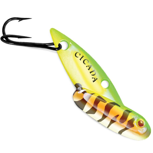 Reef Runner Tungsten Cicada Blade Bait - JigsReef RunnerGlow Firetiger3/32 OzFreshwater726207105705FishAndSave