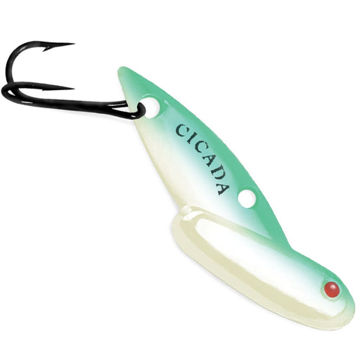 Reef Runner Tungsten Cicada Blade Bait - JigsReef RunnerGlow Green Ice3/32 OzFreshwater726207105729FishAndSave