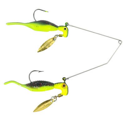Road Runner Reality Shad Buffet Rig 1.5" Wasabi - SpinnersBlakemoreBass020801484236FishAndSave