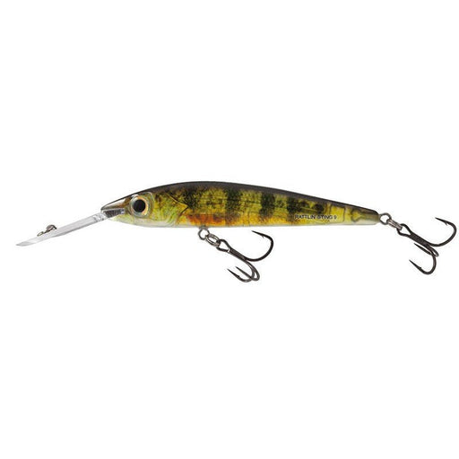 Salmo Rattlin' Sting 9, 3-1/2" 2/5 Oz Real Yellow Perch - CrankbaitSalmoBass818541021954FishAndSave