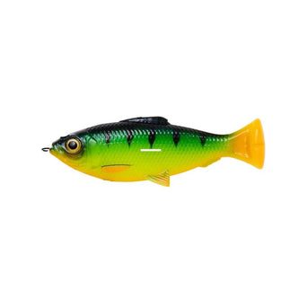 Savage Gear Pulse Tail Baitfish 4" 7/8 Oz LB Firetiger Qty 2 - FishAndSave