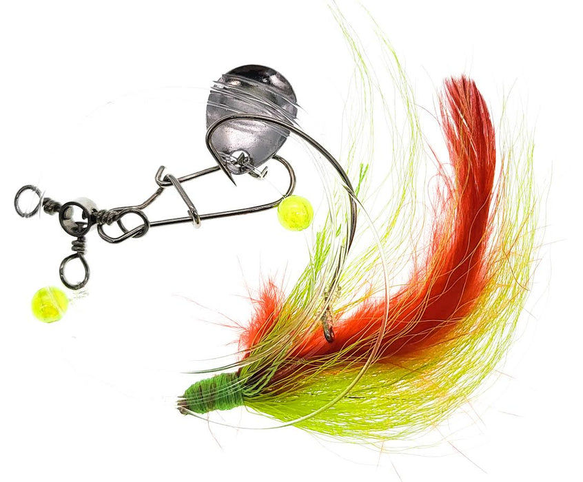 Sea Striker Captain's Flounder/Fluke Rig 32" 40Lb Mono - Hooks/RigsSea StrikerChartreuse Red_Hi_chtgptapp_optimised_this_description - generator096337669577FishAndSave