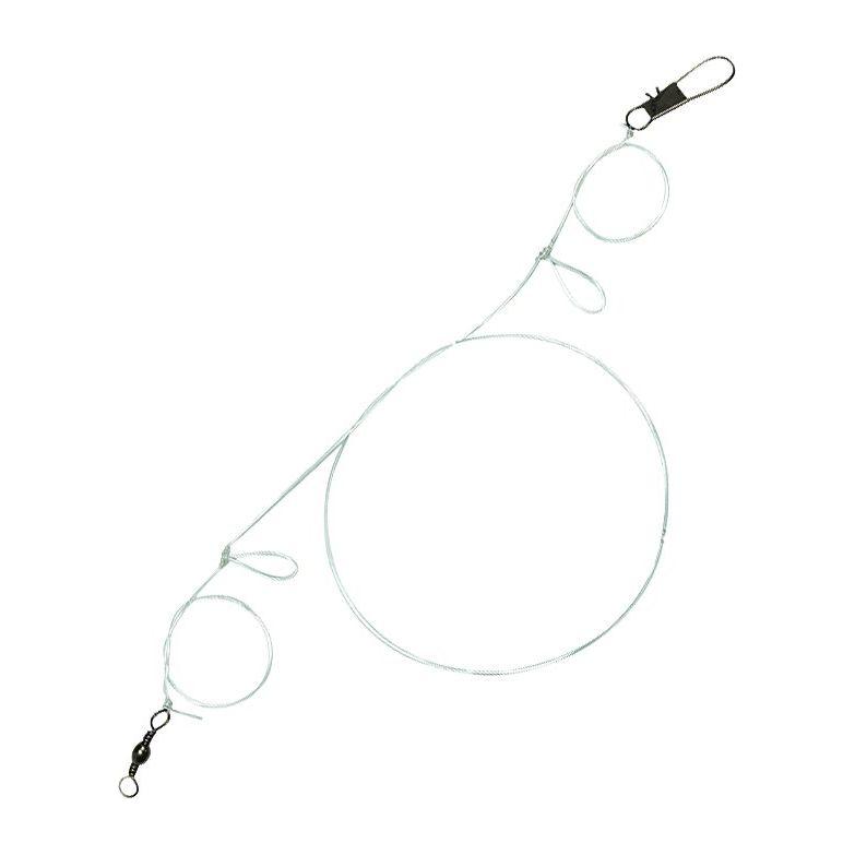 Sea Striker - 6 Bottom Rig Doppi Con Perline 17,5 Cm (Test 60lb) - Pesca Mare E Fiume