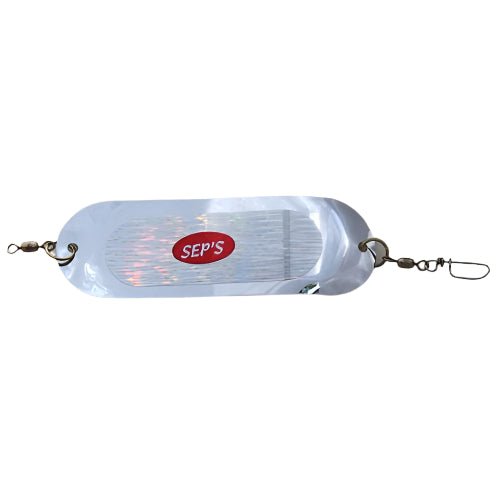 Sep's Pro 3/0 Dodger 1 - 3/4" x 5 - 1/4" Silver - TrollingSep's_Hi_chtgptapp_optimised_this_description - generator097969313036FishAndSave