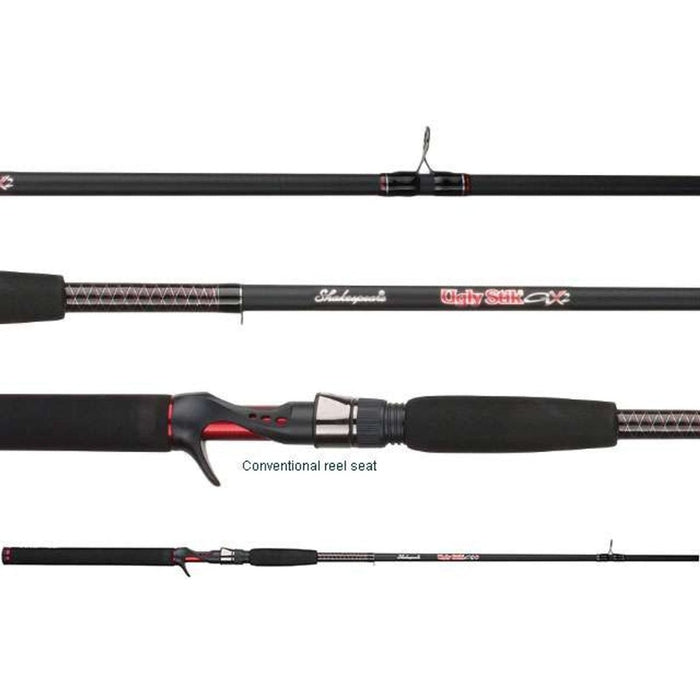 Shakespeare Ugly Stik GX2 Casting Rod 6'6" MH 2 - Pc - Casting RodsShakespeareFreshwater043388306296FishAndSave