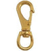 Shoreline Marine Swivel Eye Snap Hook 3 - 1/4" Brass - Swivels/ConnectorsShoreLine MarineFreshwater013893521606FishAndSave