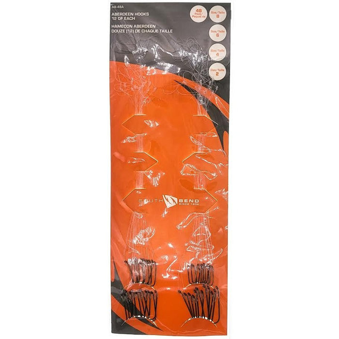 South Bend Aberdeen Snelled Hooks Qty 48 Bronze - Hooks/RigsSouth BendFreshwater039364717378FishAndSave
