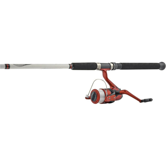 South Bend Competitor 7' 2Pc Big Water Spinning Combo Sz 55 Reel Med-Hvy 2 pc White