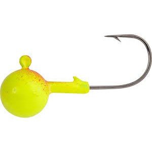 South Bend Non Lead Round Jigs - JigsSouth BendChartreuse1/8 Qty 8BassFishAndSave