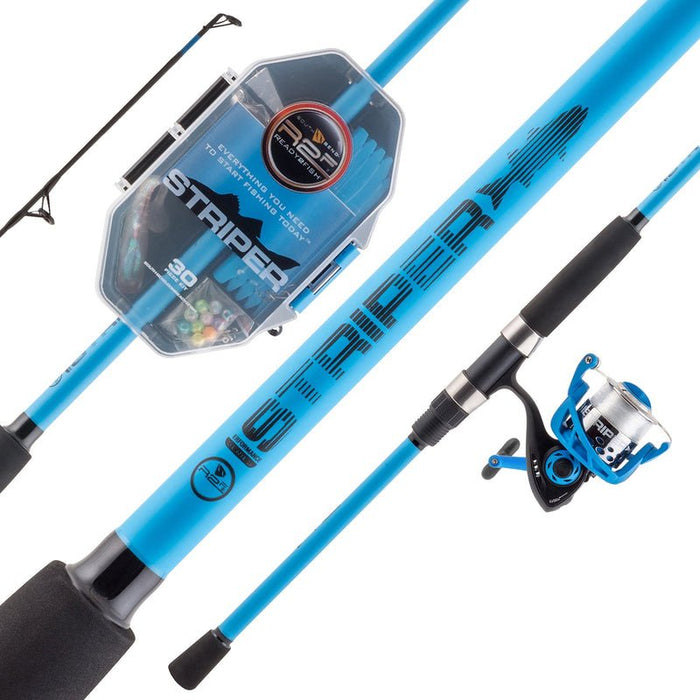 South Bend Ready2Fish Striper Spinning Combo 8' W/ Tackle Box South Bend Ready2Fish Striper Spinning Combo 8' W/ Tackle Box