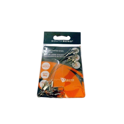 South Bend Steel Leaders 4" 20lb Qty 6 - Swivels/ConnectorsSouth BendFreshwater039364132423FishAndSave