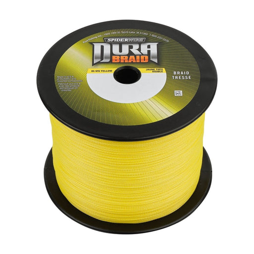 Spiderwire Dura Braid 50 Lb 3000 Yds Hi - Vis Yellow - Line/LeaderSpiderWireFreshwater022021649709FishAndSave