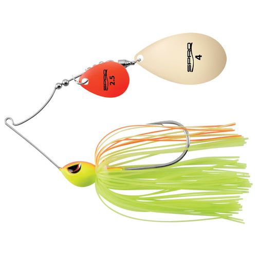 Spro Essential Series Thumper Colorado Indiana Blades - SpinnersSproChartreuse/Orange/Orange3/8 OzBass651583153005FishAndSave