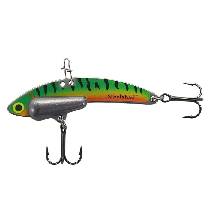 SteelShad Bladebait 1/2 Oz Perch/Firetiger - JigsSteelshadFreshwater810005630207FishAndSave