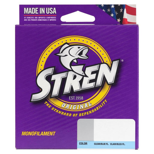 Stren Original Monofilament Pony Spool 100Yds Clear Blue - Line/LeaderStren4 LbFreshwater042083378935FishAndSave